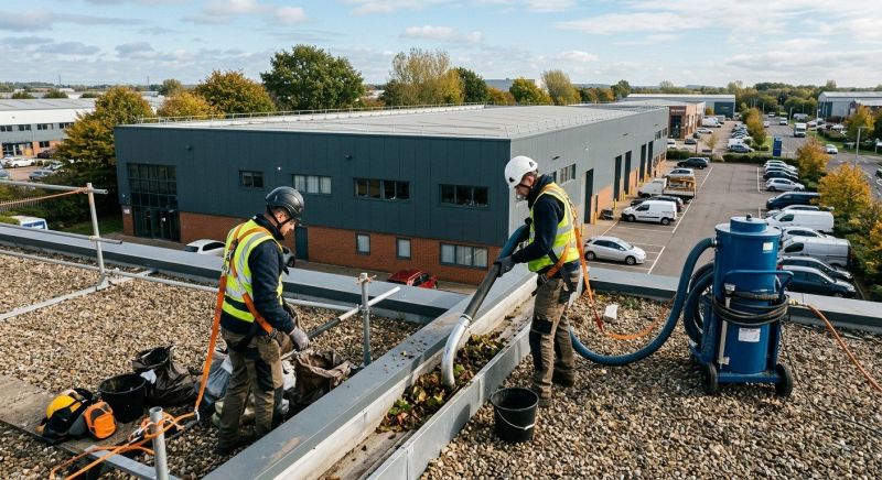 Commercial Gutter Cleaning in Sacramento, CA