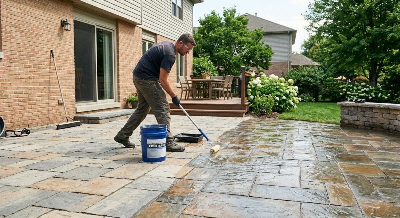 Concrete Patio Sealing in Alpharetta, GA