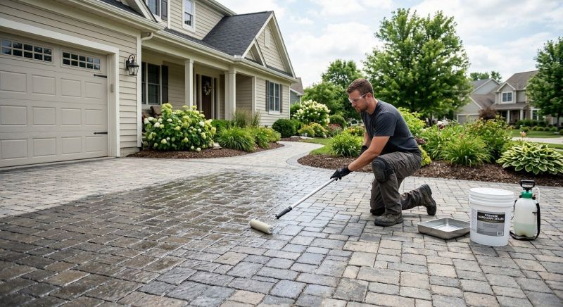 Concrete Walkway Sealing in Bellevue, WA