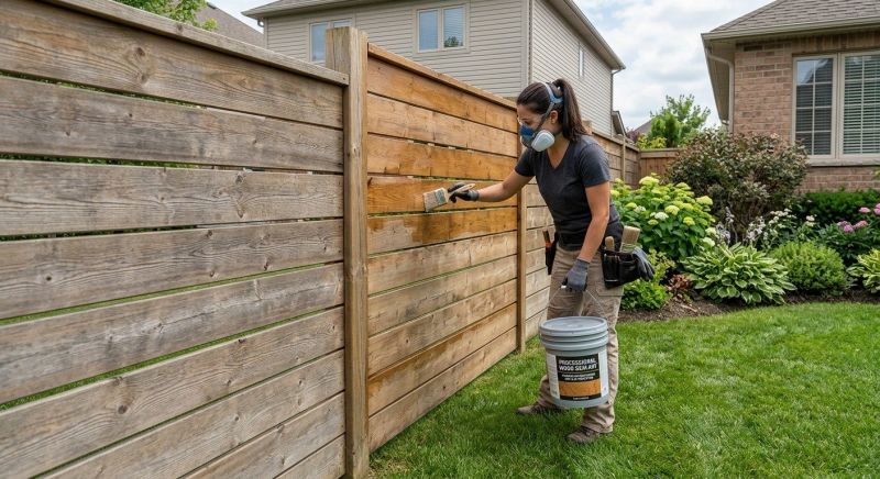 Fence Sealing in Renton, WA