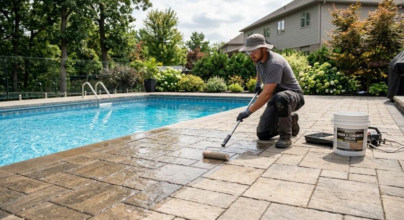 Flagstone Sealing in Bellevue, WA