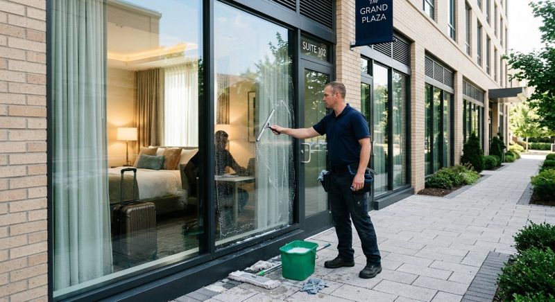 Shopping Mall Window Cleaning in Denver County, CO