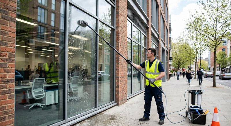 Strip Mall Window Cleaning in Littleton, CO